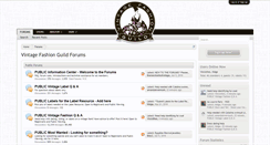 Desktop Screenshot of forums.vintagefashionguild.org